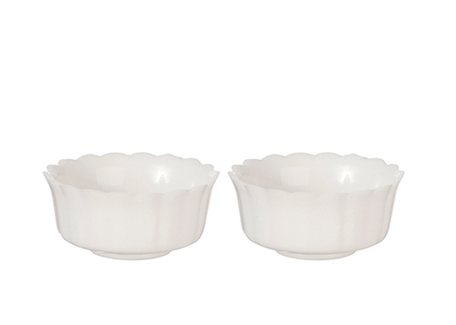 Large Bowls, White, 2 pc.